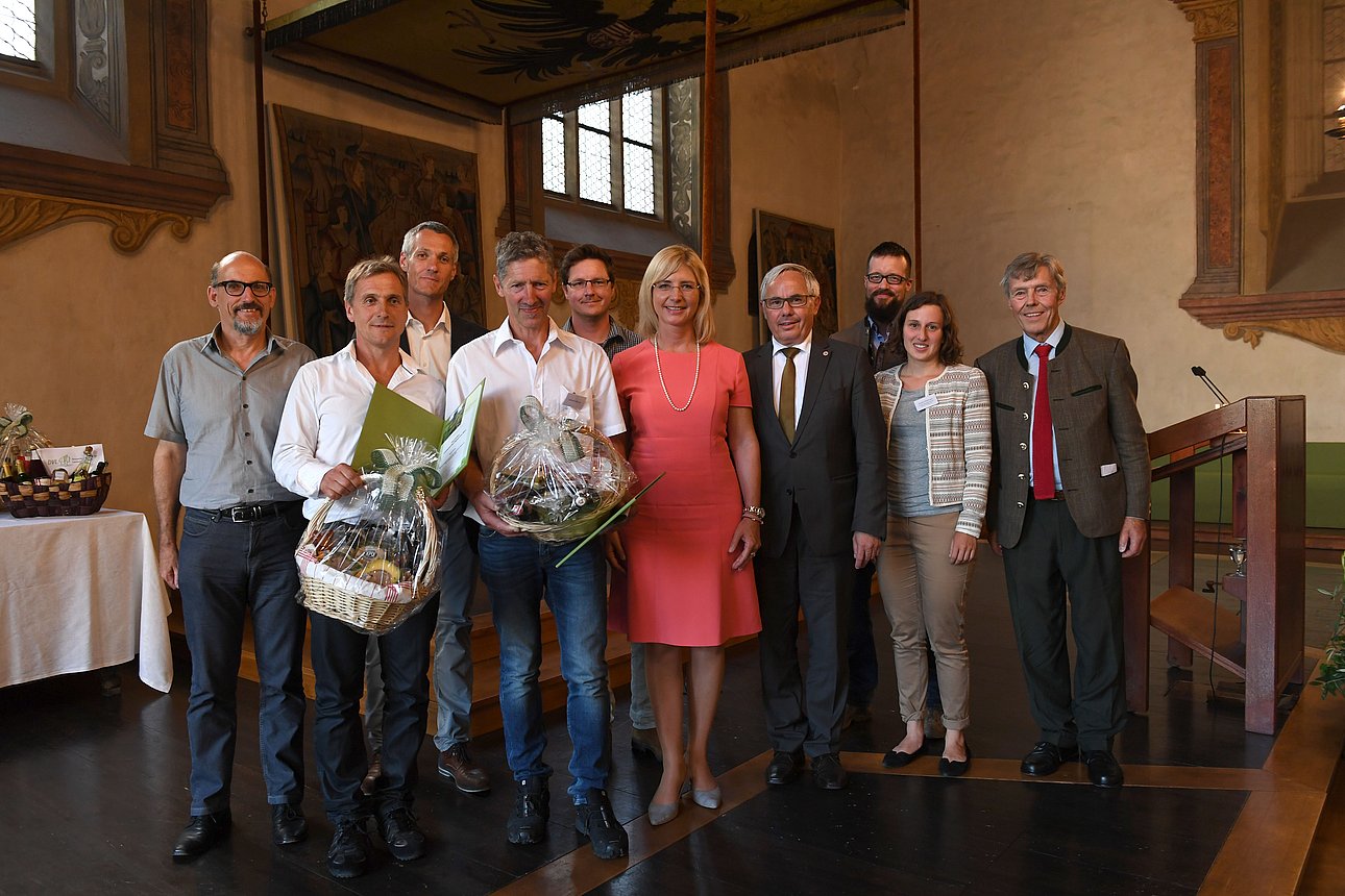Gewinner des Deutschen Landschaftspflegepreises 2017: Rudolf Sirch und Gerhard Süßmair